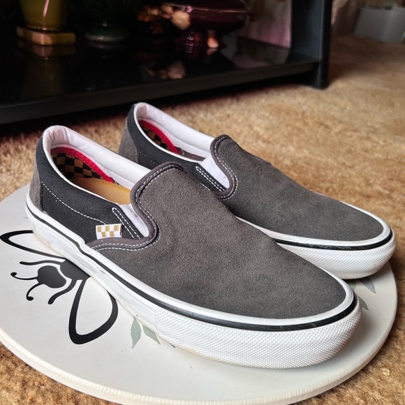 Men’s Van Skate Slip On Raven/Black Skate Shoes size 7.5. - Picture 16 of 17